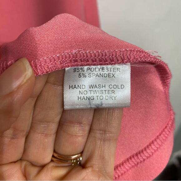 Clothing Obsessed Company Pink Curvy Fit Midi Halter Dress Sz 3XL NWT - Picture 6 of 10